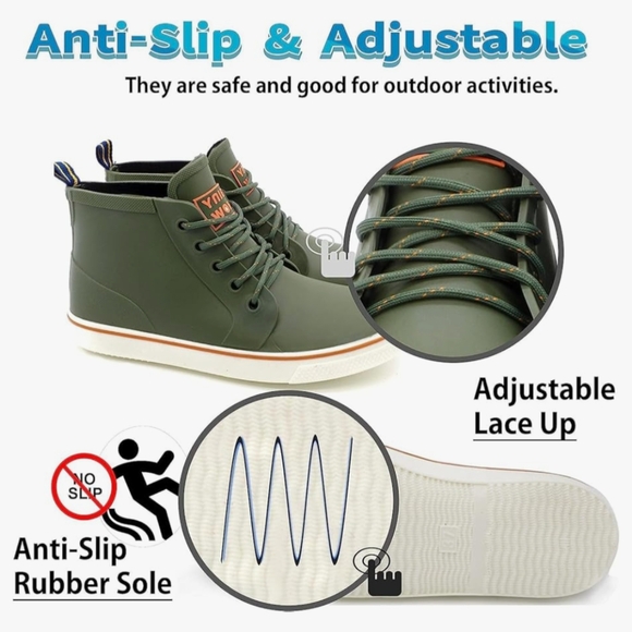 Rainy Show (TERRA) Women's Rain Boots Size 40 - Picture 1 of 6